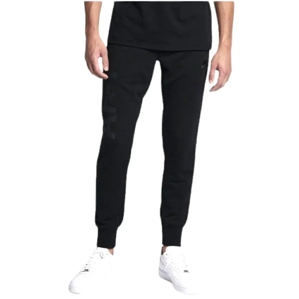 Nike Black Cotton Blend Air Force One Athletic‎ Training Jogger Pants Size M